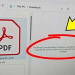 "file could harm your computer" error Windows 11