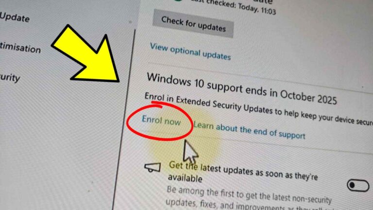 How to Fix the Missing “Enroll Now” Option for Windows 10 Extended Security Updates (ESU)
