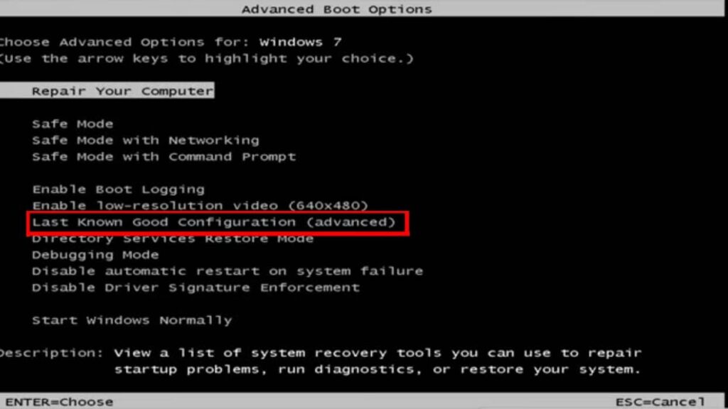 Startup Repair cannot repair this computer Windows 7
