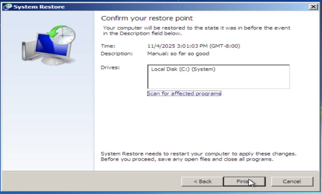 Startup Repair cannot repair this computer Windows 7