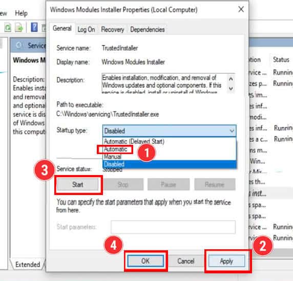 Windows Resource Protection Could Not Start the Repair Service
