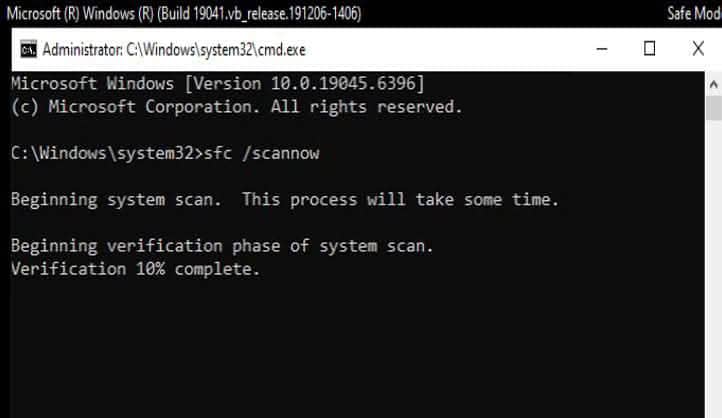 Windows Resource Protection Could Not Start the Repair Service